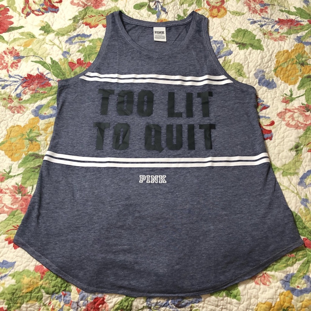 Size L NIP PINK Muscle Tank Top